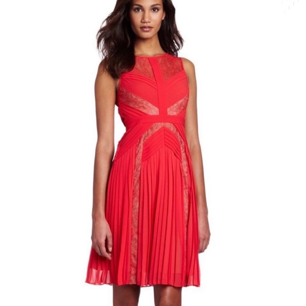 BCBG Red Raya Dress